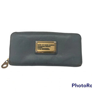 Marc By Marc Jacobs Blue Marc Leather Wallet